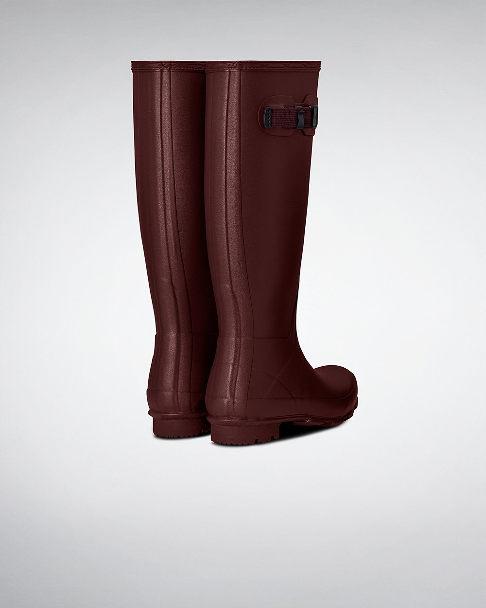 Womens Tall Rain Boots - Hunter Norris Field (29GFVHZPO) - Purple Red